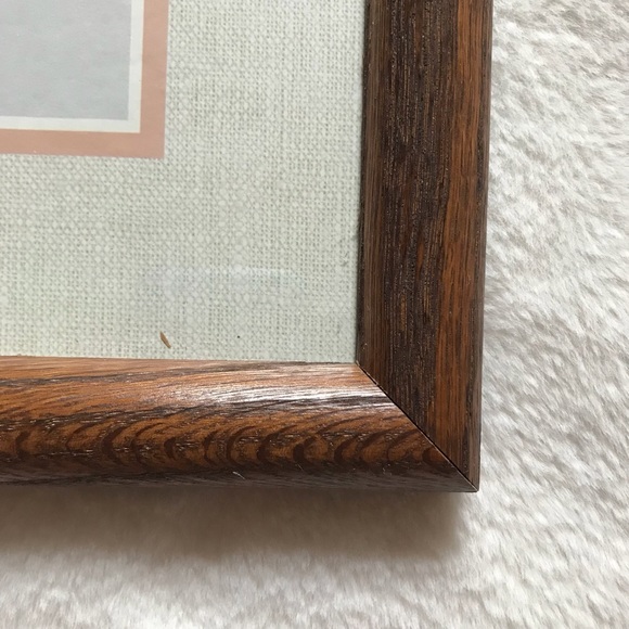 Vintage Framed Floral Art, Large (Part of 3 Piece Set) - Picture 5 of 9